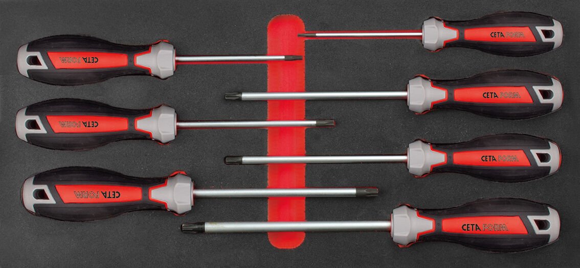 Ceta Form 7 Parça C-Plus TORX Tornavida Takımı (EVA'lı) - F99-E0705