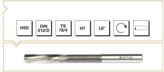 Makina Takım HSS DIN 212 Silindirik Saplı Makina Raybası 10 mm