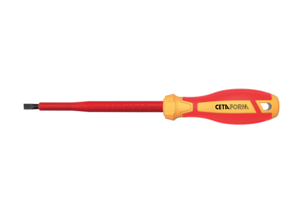 Ceta Form C-Plus 1000V Düz Uçlu Tornavida (VDE) 5.5 x 125 mm - G01-055-125