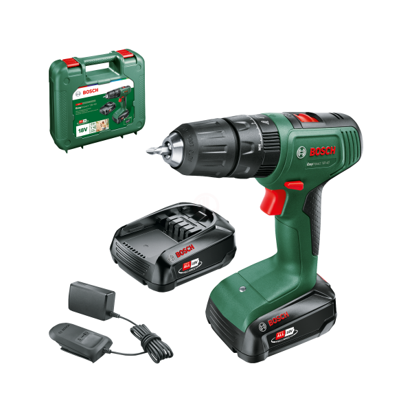 Bosch EasyImpact 18V-40 Akülü Darbeli Vidalama Matkabı (2 x 2.0 Ah) - 06039D8108