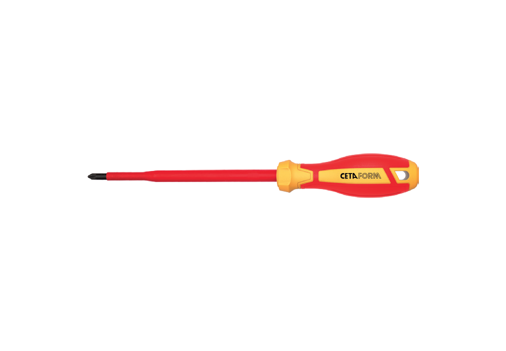 Ceta Form C-Plus 1000V Pozidriv Uçlu Tornavida (VDE) PZ2 x 100 mm - G03-002-100