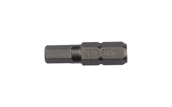Ceta Form 1/4'' Allen Bits Uç (SAE) 1/8'' x 25 mm - CB/180108