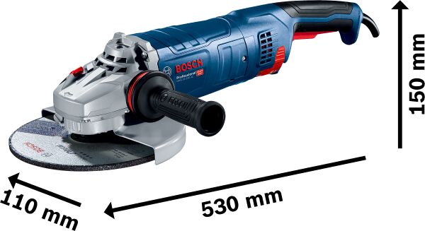 Bosch Professional GWS 24-230 Jz Büyük Taşlama Makinesi - 06018C3301