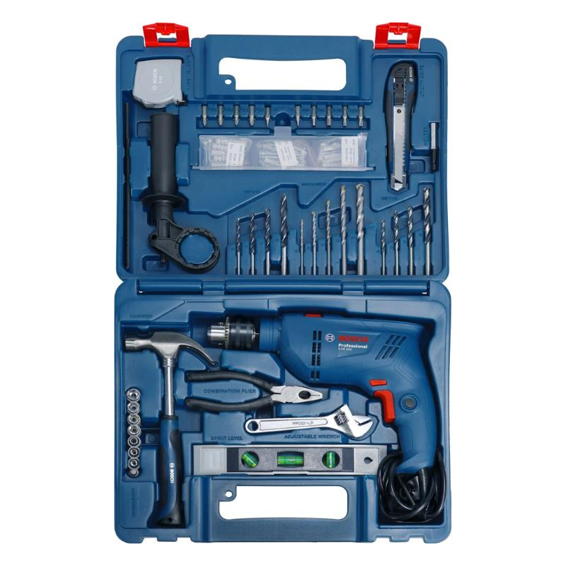 Bosch Professional GSB 600 Uç Setli Darbeli Matkap - 06011A0321