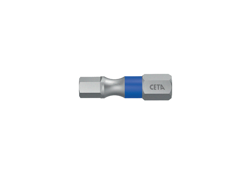 Ceta Form 1/4'' Allen Bits Uç (Renk Kodlu) 2 x 25 mm - CB/1820TC