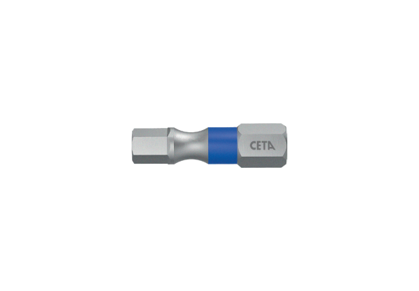 Ceta Form 1/4'' Allen Bits Uç (Renk Kodlu) 2 x 25 mm - CB/1825TC