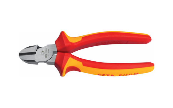 Ceta Form 180 mm 1000V Yan Keski - Parlak Krom (VDE) - G12-18-0180