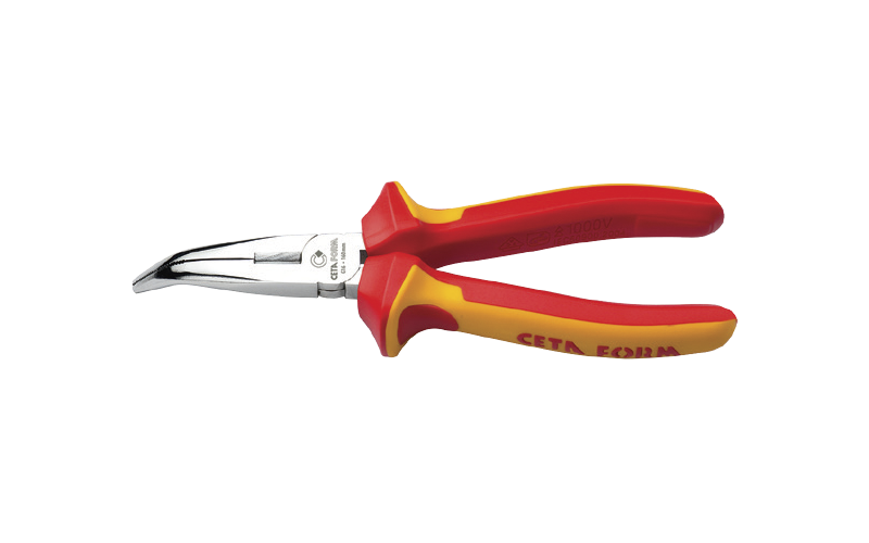 Ceta Form 1000V Eğri Kargaburun - Parlak Krom (VDE) 160 mm - G16-18-0160