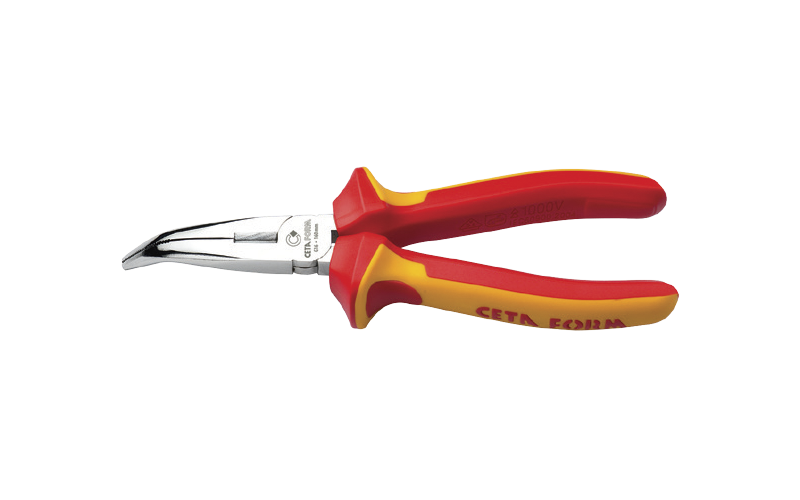 Ceta Form 1000V Eğri Kargaburun - Parlak Krom (VDE) 160 mm - G16-18-0160