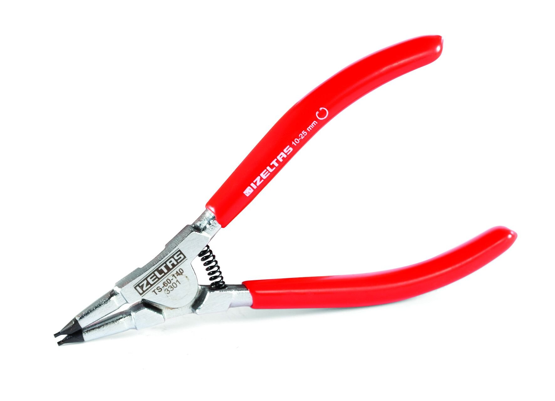 İzeltaş 180 Mm Dıs Segman Pensi Yaylı Düz 3301120180