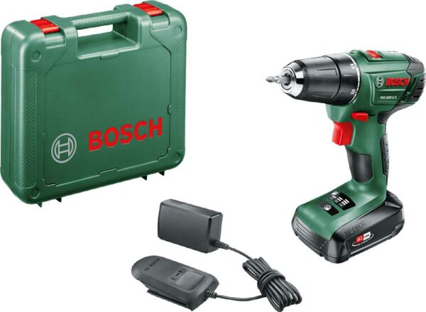 Bosch PSR 1800 LI-2 Tek Akülü Delme Vidalama Makinesi (1 x 1.5 Ah) - 06039A310B