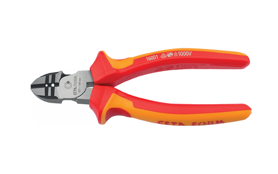 Ceta Form 1000 V Kablo Sıyıcılı Yan Keski - Polisajlı (VDE) 160 mm - G21-48-0160