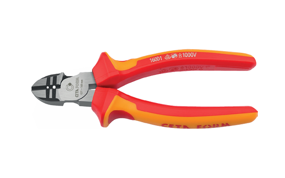 Ceta Form 1000 V Kablo Sıyıcılı Yan Keski - Polisajlı (VDE) 160 mm - G21-48-0160