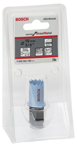 Bosch Sheet Metal Panç 19 Mm 2608584780