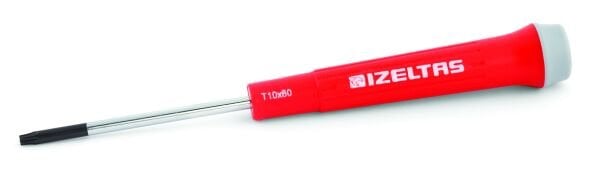 İzeltaş Elektronikçi Tip (Klemens) Torx Uçlu Tornavida T9 x 60 mm - 4530170960