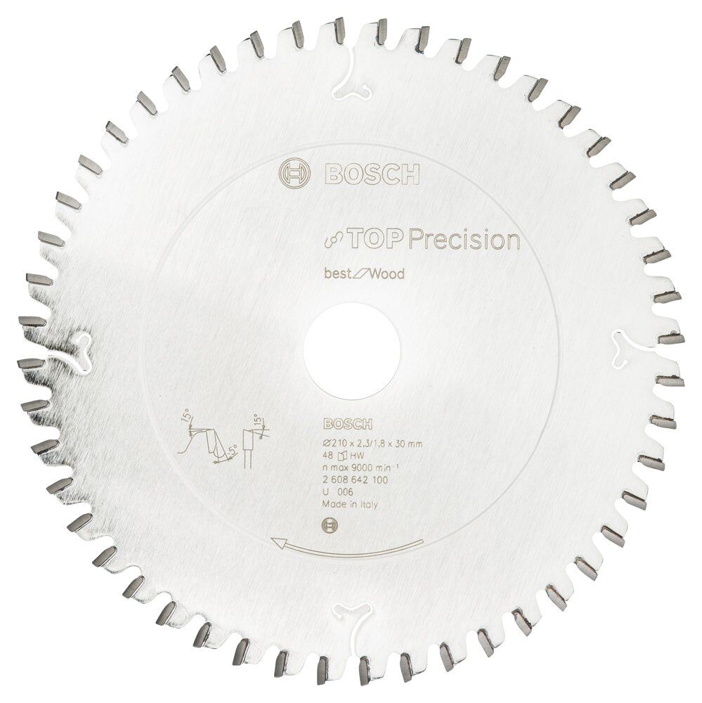 Bosch Bfw Daıre Test.Bıc. 210*30 Mm 48 D G 2608642100