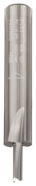 Bosch - Expert Serisi Ahşap İçin Çift Bıçaklı, Tam Sert Metal Kanal Freze Ucu 8*3*50,7 mm