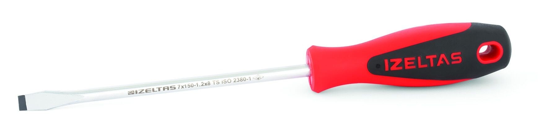 İzeltaş 9 x 200 Ergonomik Düz Tornavida - 4350179200