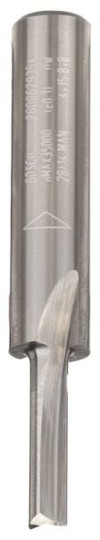 Bosch - Expert Serisi Ahşap İçin Çift Bıçaklı, Tam Sert Metal Kanal Freze Ucu 8*4*50,7 mm