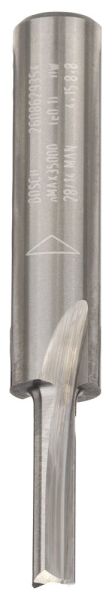 Bosch - Expert Serisi Ahşap İçin Çift Bıçaklı, Tam Sert Metal Kanal Freze Ucu 8*4*50,7 mm