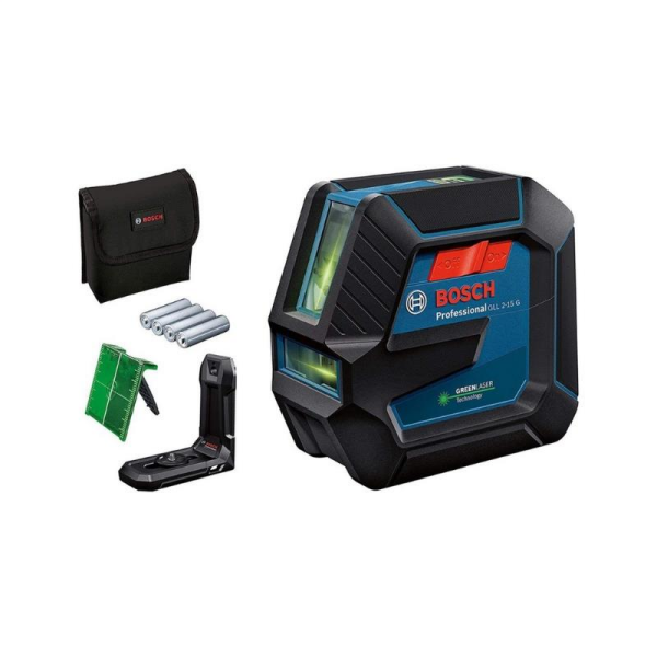 Bosch Professional GLL 2-15 G Çapraz Çizgi Lazeri + LB10 - 0601063W00