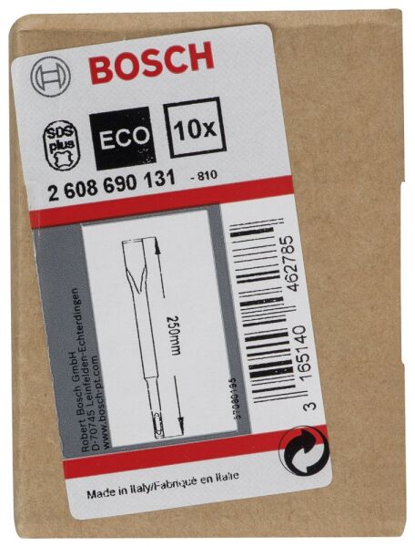 Bosch Yassı Keskı Sds-Plus 250*20 Mm 10Lu 2608690131