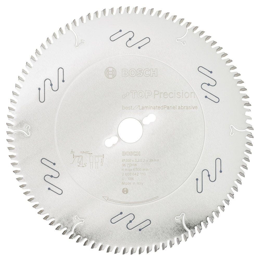 Bosch Blp Daıre Test.Bıc Abr 300*30 Mm 96 D T 2608642110