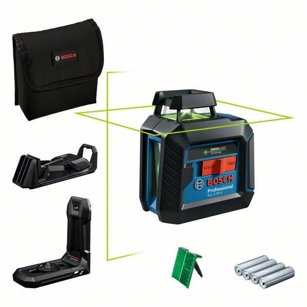 Bosch Professional GLL 2-20 G Çizgi Hizalama Lazeri (LB 10 + DK 10) - 0601065000