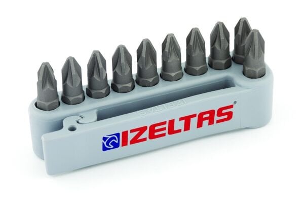 İzeltaş 10 Parça Pozidriv Bits Uç Takımı PZ2 - 4825000002