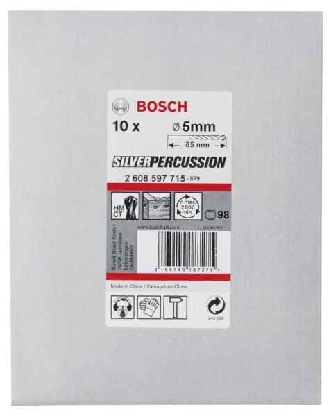 Bosch Cyl-3 5*85 Mm 10 Lu Paket 2608597715