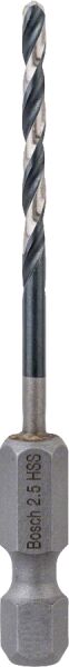 Bosch - Altıgen Şaftlı - Impact Control - HSS Metal Matkap Ucu 2,5*69mm