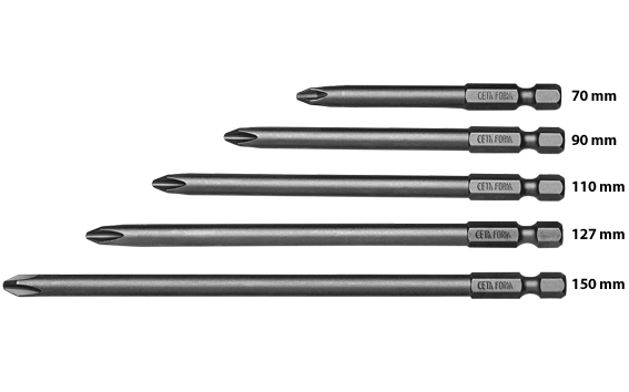 Ceta Form 1/4'' Yıldız Bits Uç PH2 x 200 mm - CB/2022