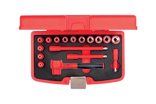 Ceta Form 17 Parça 1/4'' 1000V 6 Köşe Lokma Takımı - GC00-17PH2