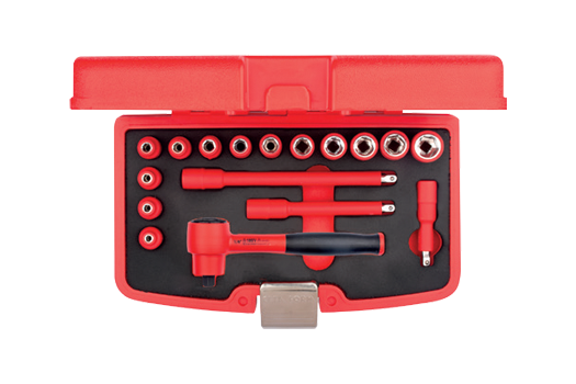 Ceta Form 17 Parça 1/4'' 1000V 6 Köşe Lokma Takımı - GC00-17PH2