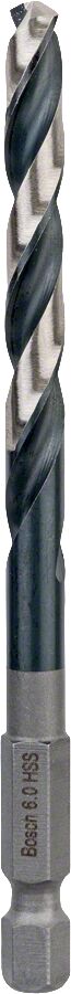 Bosch - Altıgen Şaftlı - Impact Control - HSS Metal Matkap Ucu 6,0*98mm