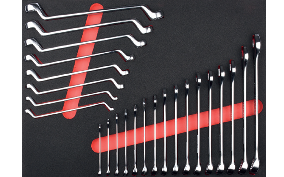 Ceta Form 24 Parça Kombine ve Yıldız İki Ağız Anahtar Seti (EVA'lı) - B99-E241
