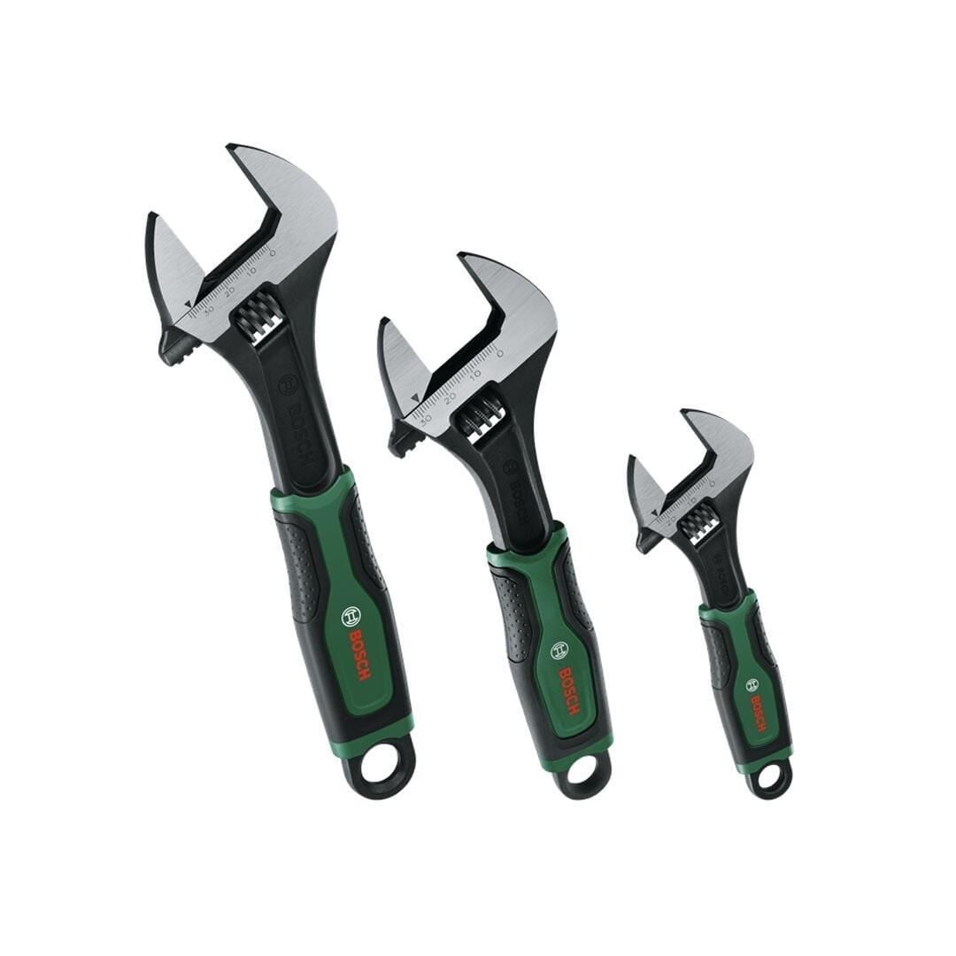 Bosch İngiliz Anahtarı Seti (3 Parça) (6''/150 mm, 8''/200 mm, 10''/250 mm) - 1600A039HR