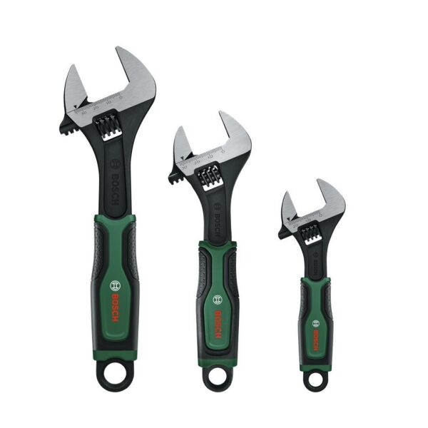 Bosch İngiliz Anahtarı Seti (3 Parça) (6''/150 mm, 8''/200 mm, 10''/250 mm) - 1600A039HR