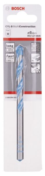 Bosch Cyl-9 Mc Cok Amaclı Matkap Ucu 8*120 Mm 2608596055