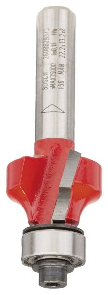 Bosch - Expert Serisi Ahşap İçin Çift Oluklu, Sert Metal Bilye Yataklı Yuvarlama Frezesi 8*4,75*55mm