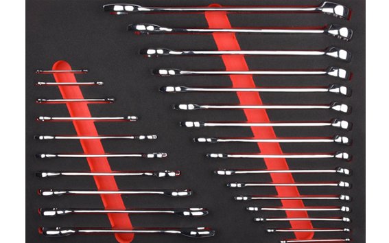 Ceta Form 26 Parça Kombine ve Çatal iki Ağız Anahtar Seti (SAE) (EVA'lı) - B99A-E26