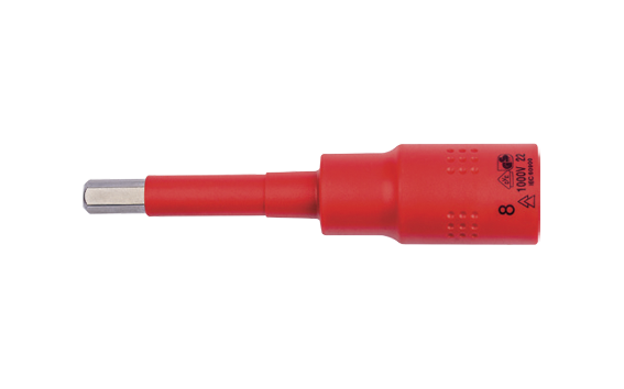 Ceta Form 1/2'' 1000V Uzun Allen Uçlu Lokma 10 x 120 mm - GC28S-H10L
