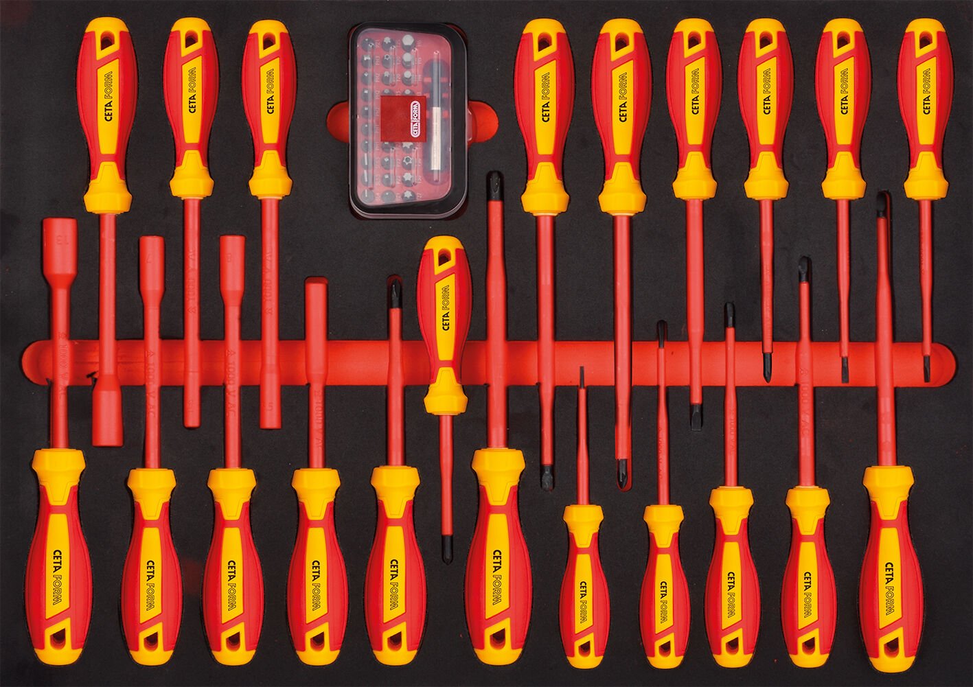 Ceta Form 52 Parça C-Plus 1000V Tornavida Takımı - GF99-E52