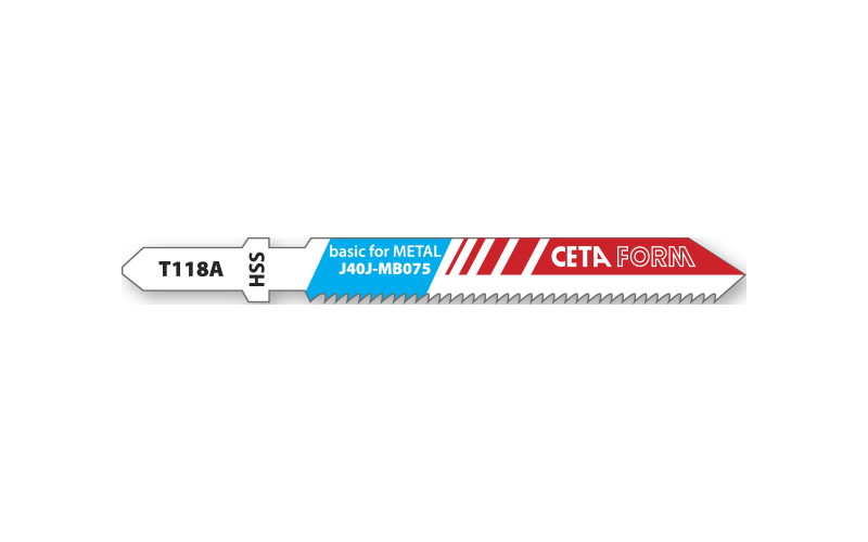 Ceta Form Dekupaj Testere Bıçağı (Metal için-Normal Kesim) (5'li Paket) - J40J-MB075