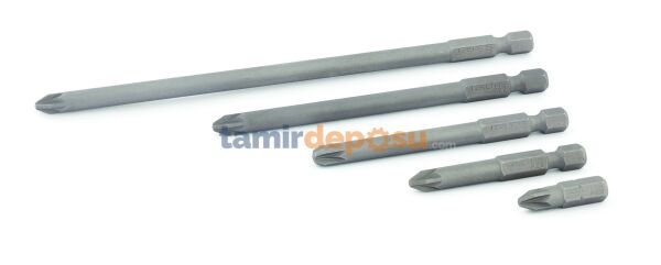 İzeltaş Pz 2 Uzun Pozidriv Bits Uç 100Mm 4880211002