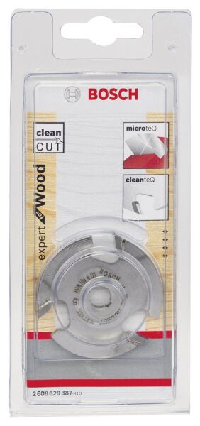 Bosch - Expert Serisi Ahşap İçin Üç Bıçaklı, Sert Metal Diskli Kanal Freze 8*50,8*4 mm