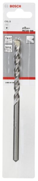 Bosch - cyl-3 Serisi, Beton Matkap Ucu 8*150 mm
