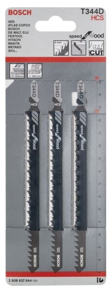 Bosch Dekupaj Bıcagı Speedforwood T344D 3 Lu 2608637944