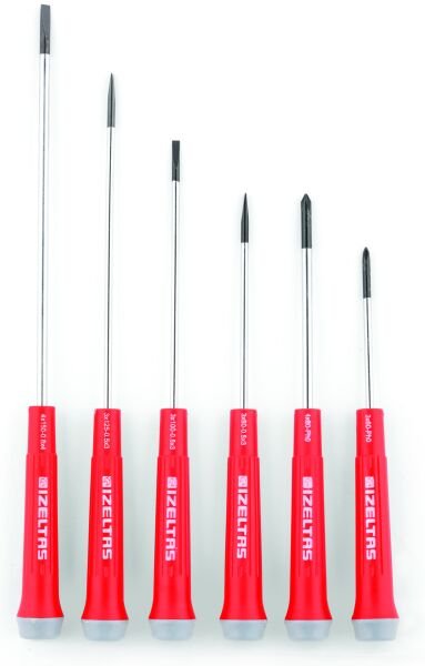 İzeltaş 6 Parça Elektronikçi Tip (Klemens) Tornavida Seti - 4500008106