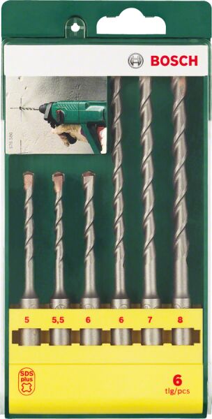 Bosch Dıy-P Sds-Plus K-Delıcı Uc 6Lı Set Ø5-8 2607019448